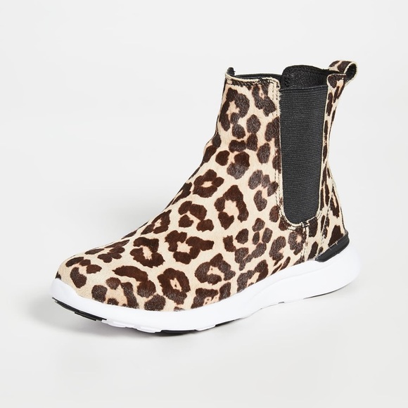 APL ICONIC LEOPARD CHELSEA SNEAKERS BOOTS - Picture 2 of 7
